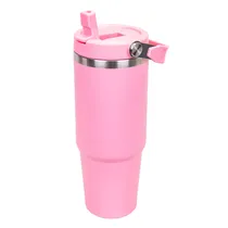 Copo Térmico com Alça 750ML - Rosa Claro
