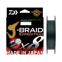 Hilo de Pesca Daiwa J-Braid Expedition X8 9.8KG 0.16MM 300M Green