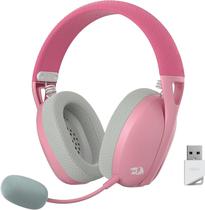 Headset Gaming Sem Fio Redragon Ire Pro H848PK 7.1 Surround Pink (3 Modos)