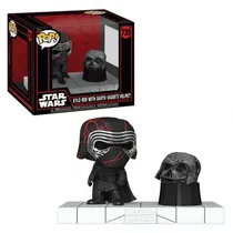 Funko Pop Star Wars Darkside *Deluxe* Kylo Ren W/Vader Helmet 739