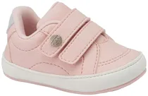 Sapato Infantil Klin Algodão Doce 448 - Rosa Claro/Azul Candy Metal