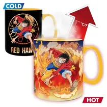 Abystyle Mug Cold/Hot One Piece Red Hawk Luffy & Sabo 39768