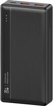 Carregador Portatil Usams PB71 US-CD204 PD20W+QC3.0 Power Bank 20000MAH Preto