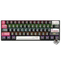 Teclado Gamer Mecanico Onikuma G55 Mini USB / RGB / Tea / Ingles - Preto