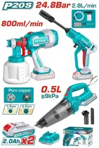Combo Kit de Ferramentas Sem Fio Total TOSLI230522 20V (3 Pçs)