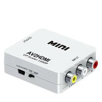 Adaptador Conversor HDMI2AV Full HD 1080P - Branco