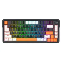 Teclado Gamer Redragon K714BWO RGB Landshaker com Fio Ingles - Preto