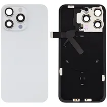 Tapa Trasera iPhone 15 Pro Blanco c/Flex NFC