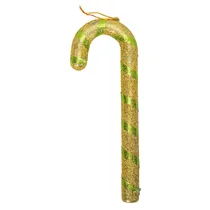 Bengala Natal Verde Brilhante 22CM 2X1