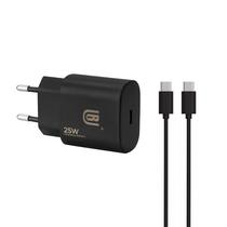 Carregador Ur UA-12 - 25W - USB Tipo C - Cabo Tipo C - Bivolt - Preto