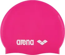 Touca de Natação Infantil Arena Classic Silicone Junior 91670-91 - Fúcsia