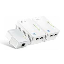 Extensor de Alcance TP-Link Powerline TL-WPA4220T AV600 500MBPS - Branco (Pack 3)