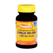 Ginkgo Biloba Sundance 120MG 60 Capsulas