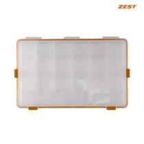 Zest Pesca Accesorios ZMC345 Plastico Compartimentos: 15 Divisiones Transparente