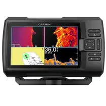 Sonar para Pesca Garmin Striker Vivid 9SV 010-02554-01 com Tela de 9" com GPS + Transdutor GT52HW-TM - Preto