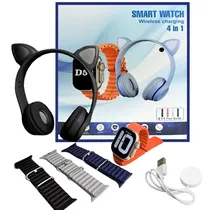 Smartwatch Mibro D58 Bluet Kit de Pulseiras + Fones de Ouvido