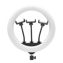 Iluminador LED Ring Light 14" com 3 Suportes para Smartphone