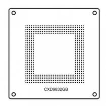 Bga Stencil PS2 CXD9832GB Ee 32X32(540)