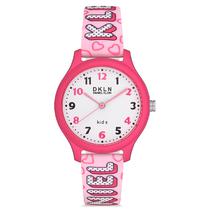 Relogio Analogico para Crianca Daniel Klein DK.1.12764-1 DKLN Kids / Pulseira de Silicone - Rosa