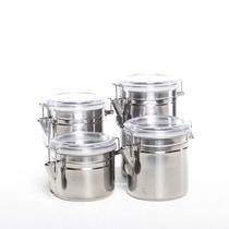 Conjunto de Pote Em Aco Inox 4PZS