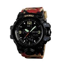 Relogio Masculino Skmei 1155B Red Camous