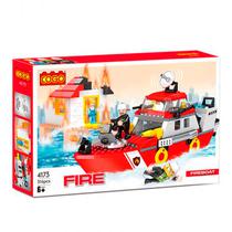 Bloque Cogo Barco de Bomberos 318 PCS