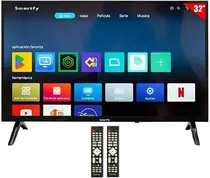Smart TV LED Smatfy 32" STV32 HD/Wifi/HDMI/Android