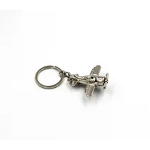 Keychain Ring Fighter Plane P51