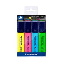 Marcador Staedtler Textsurfer Classic Inkjet Safe 364 WP4 4 Unidades