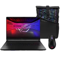 Notebook Gamer Rog Strix Scar 18 (2025) G835LX-SA168W 18" Intel Core Ultra 9-275HX RTX 5090 24 GB - Off Black + Mochila + Mouse