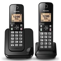 Telefone Panasonic KX-TGC352 - com Bina - Preto - 110V - 2 Unidades