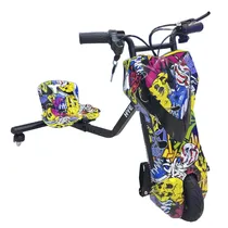 Triciclo Eletrico HYE-TR02 8.5" - Yellow Graffiti