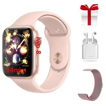 Iwo 14 Smartwatch + Airpods de Luxo + Cinta/Conjunto IWO14 Relógio Inteligente 44MM