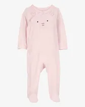 Carters Enterizo Conejo Rosa Rayas 6M