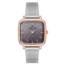 Relogio Analogico Feminino Daniel Klein DK.1.12761-6 Premium Ladies / Pulseira de Malha - Prata/Dourado