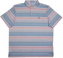 Outlet Camiseta Polo Vineyard Vines 1G012460 Masculina - Rosa/Azul