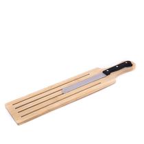 Tabla para Picar de Bambu c/Cuchillo 2PZS 10.5X49.5CM