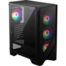 Gabinete Gamer MSI Mag Forge 120A Airflow RGB Mid Tower - Preto (306-7G23A21-809)