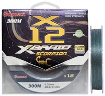 Linha Multifilamento Sumax Scorpion Braid X12 0,28MM 60LB 300M