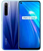 Celular Realme 6 RMX2001 128GB/ 4GB Ram/ 4G Brasil/ Dual Sim/ Tela 6.5/ Câm 64MP- Azul