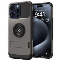 Estojo para iPhone 15 Pro Max Spigen Slim Armor - Magfit (ACS06451) - Gunmetal