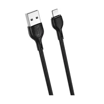 Cabo Lightning/USB-A Xo NB200 2,1A/2M - Preto