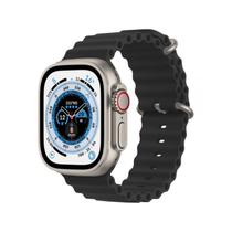 Relogio Inteligente Smartwatch Blulory Glifo Ultra 2 49MM / com 3 Pulseiras (Silicone / Nailon ) - Preto