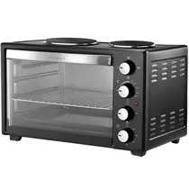 Forno Eletrico Xion XI-HE53 com 2 Queimadores / 53 Litros / 1600W / 220V - Preto