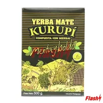 Erva Mate Kurupi Menta e Boldo 500G