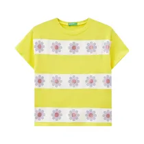 Camiseta Infantil Benetton 3I1XC10HZ 23D