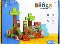 Cubos Magnéticos de Construção Block Magnetic Chuang Huang - CH1378 (102 Pçs)
