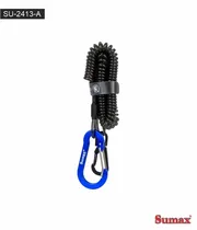 Sumax Pesca Accesorios Salva Equipo Retractil Acero Inoxidable SU-2413 Azul
