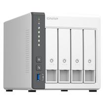 Servidor Nas Storage Qnap TS-433-4G-US Arm 4 Nucleos Cortex A55 4 Baias - Branco