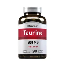 Suplemento Piping Rock Taurine 500MG 200 Cápsulas